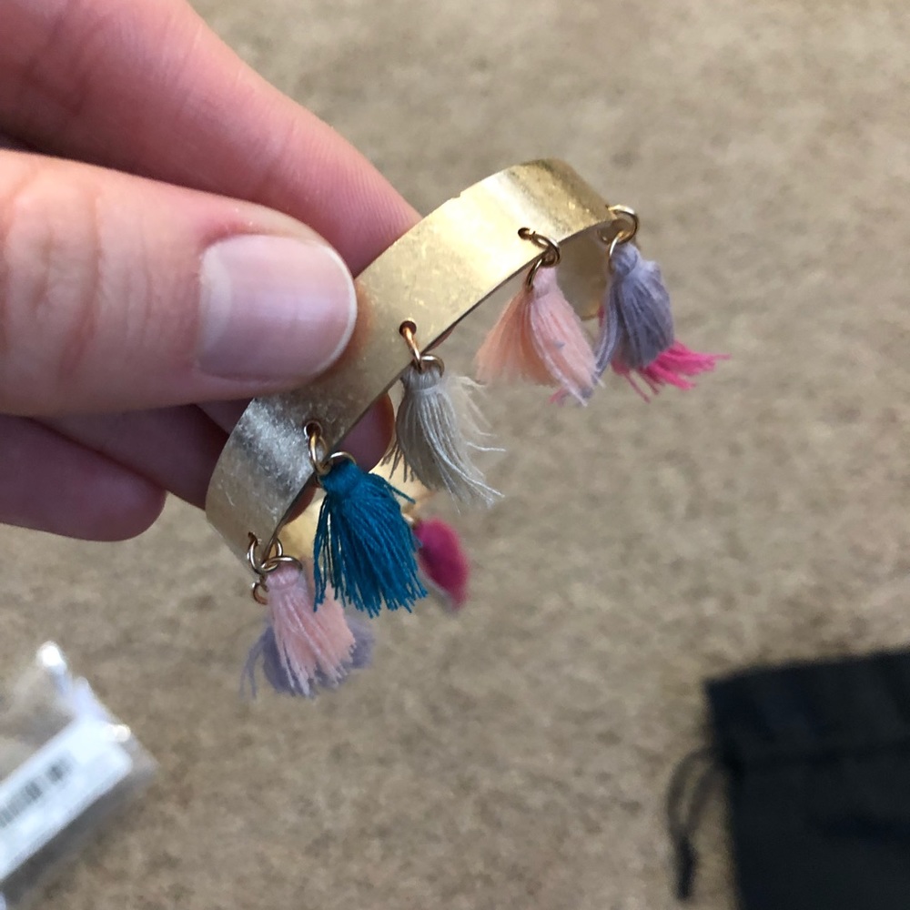 NWT Lulu’s Multi-Colored Tassel Bracelet - Picture 5 of 8